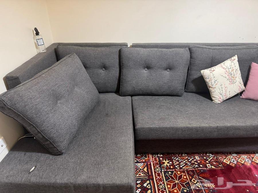 كنب حرف L نظيف64576255596291111