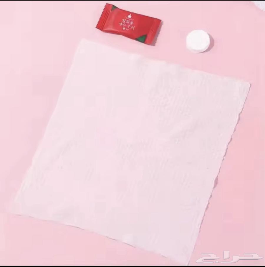 مناديل قطنية مغلفة للاستخدام الواحد مناسبة للسفر والطلعات64566203287425112