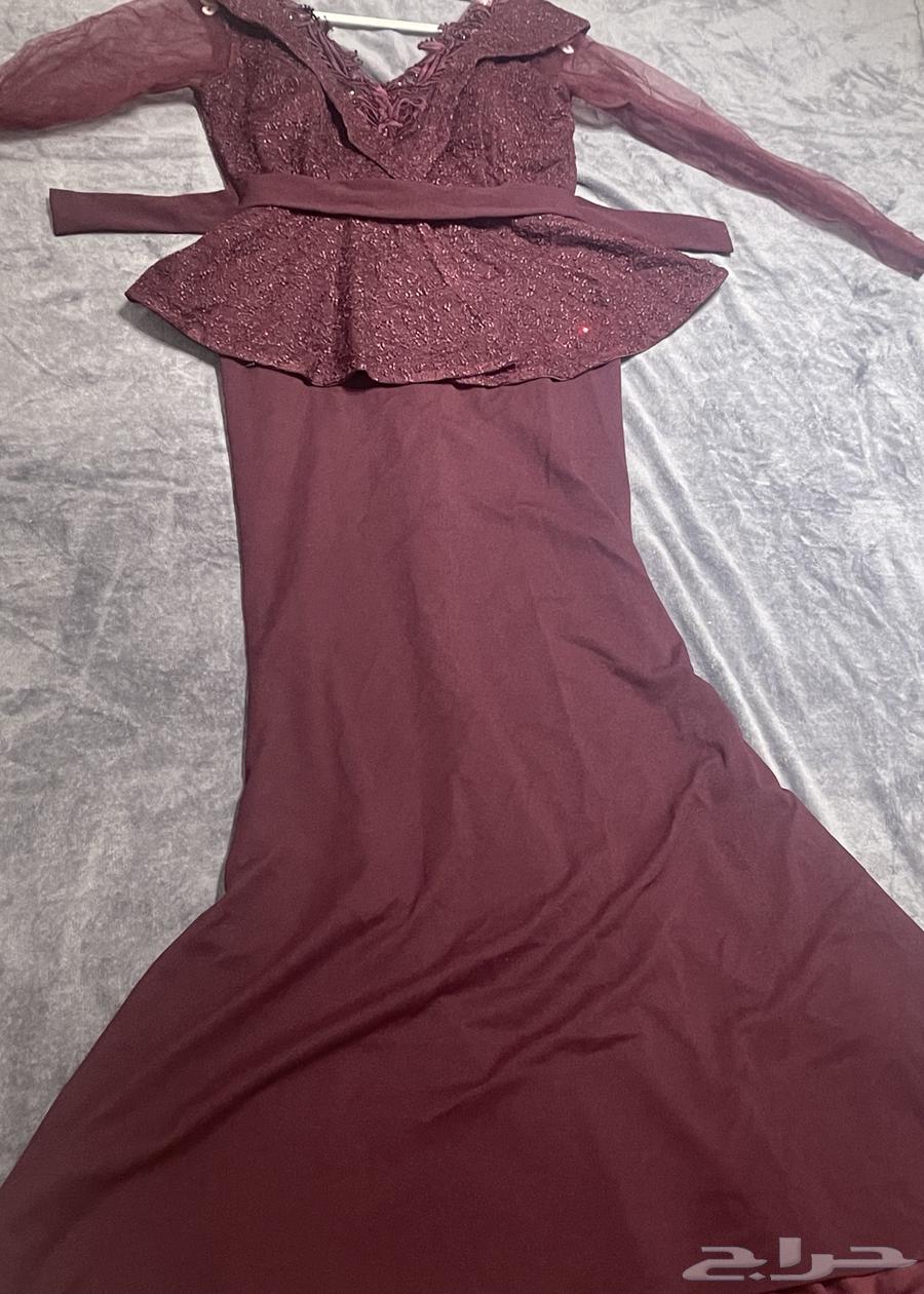 فستان سهره المقاس 10 ميديم لبسه وحده فقط جديد ونضيف25064568824696706111