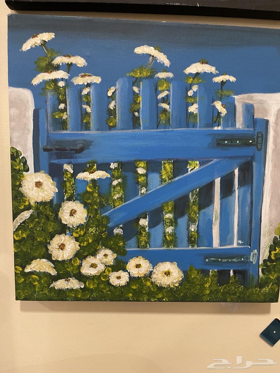 لوحات كانفس الالوان المستخدمه اكليريك64567462037761111