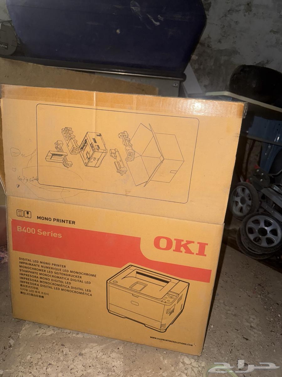 طابعة ابيض واسود جديده شركة oki64564074337923113