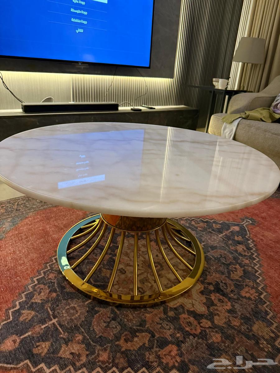 للبيع  طاولة قهوة رخامية فاخرة من هوم سنتر (Home Center)64570723389570110