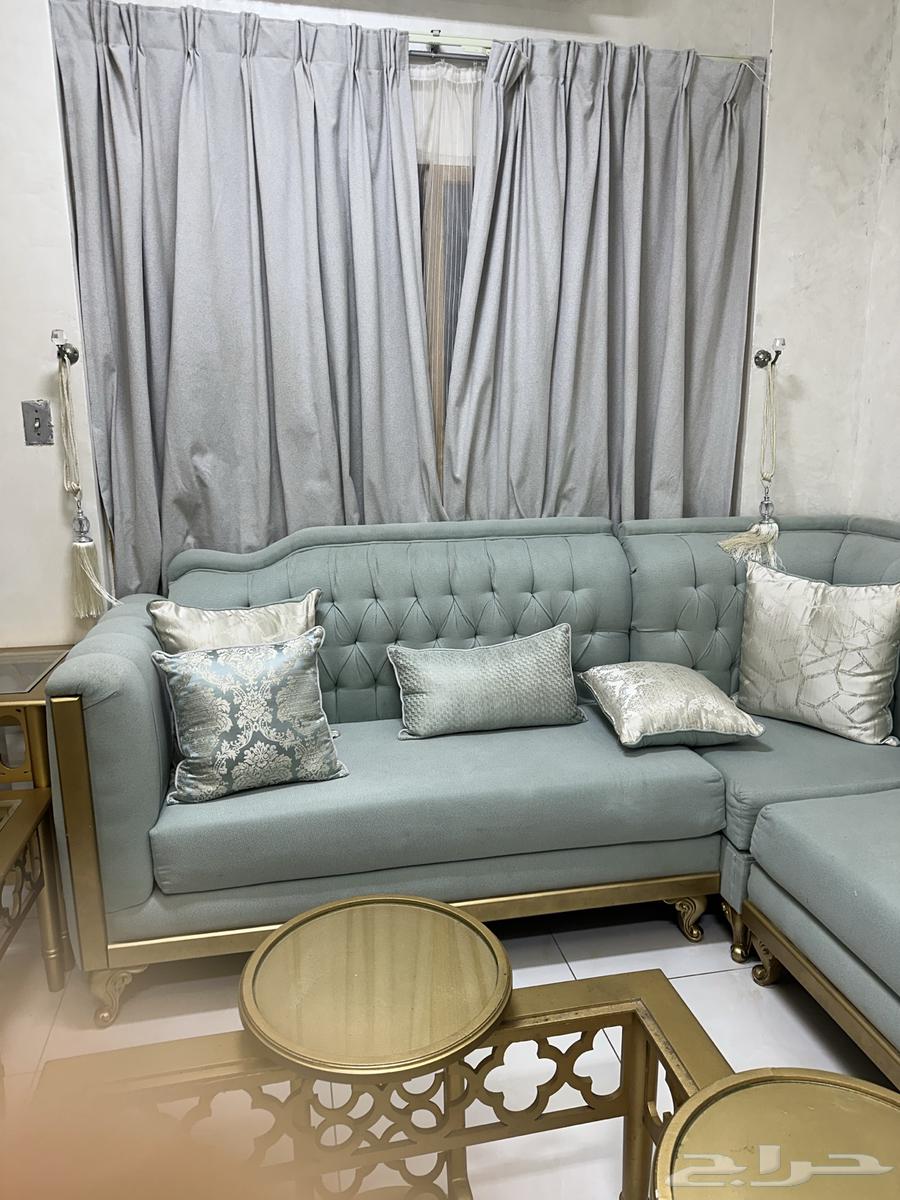 كنب للبيع مع الطولات والستاره بينبع64569522213378111