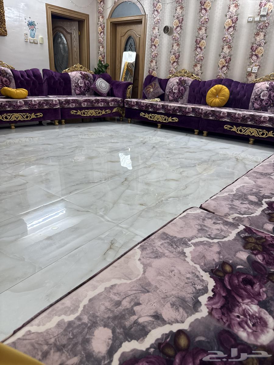 كنب مجلس نسائي 11 قطعه مع 6 طاولات ب 5000 فقط قبل كان ب 900064570230894339110