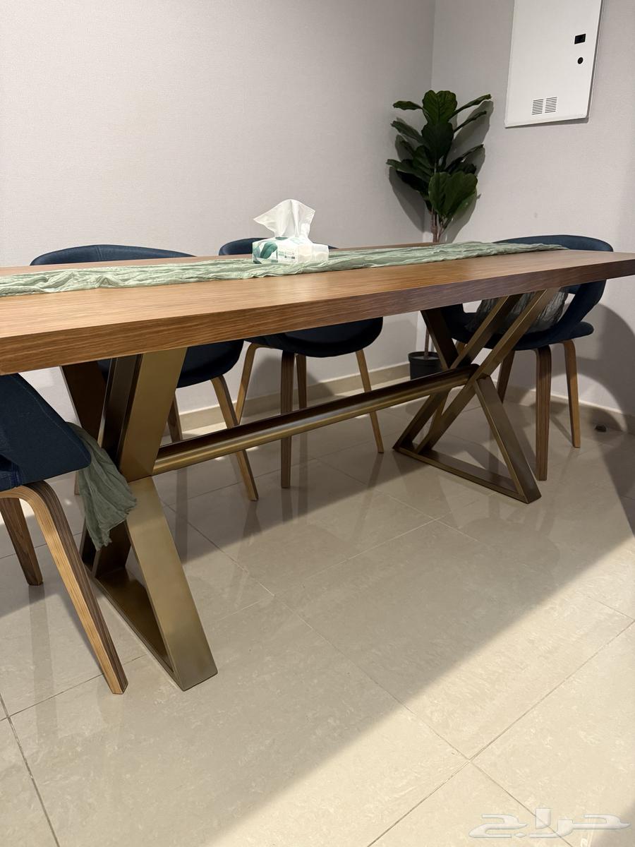 طاولة طعام 6 اشخاص استعمال نظيف64567323733378110
