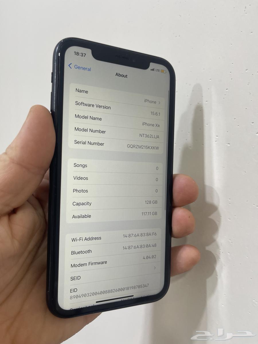 اكس ار السعه 128 بطاريه 100 كل شي يعمل والبيع بتمارا64569015795970112