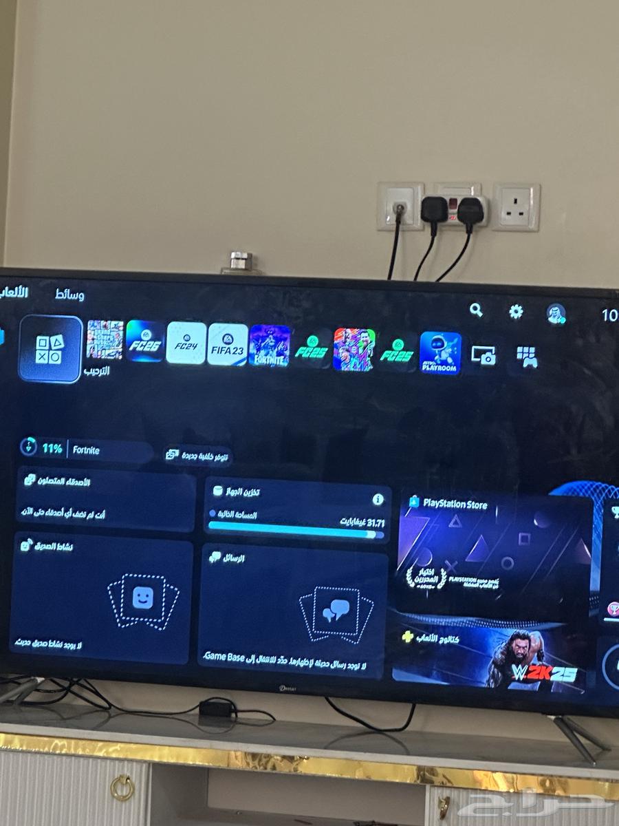 سوني فايف للبيع فيه جميع الالعاب فيفا 26 وقراند والسعر 200064565158530307111