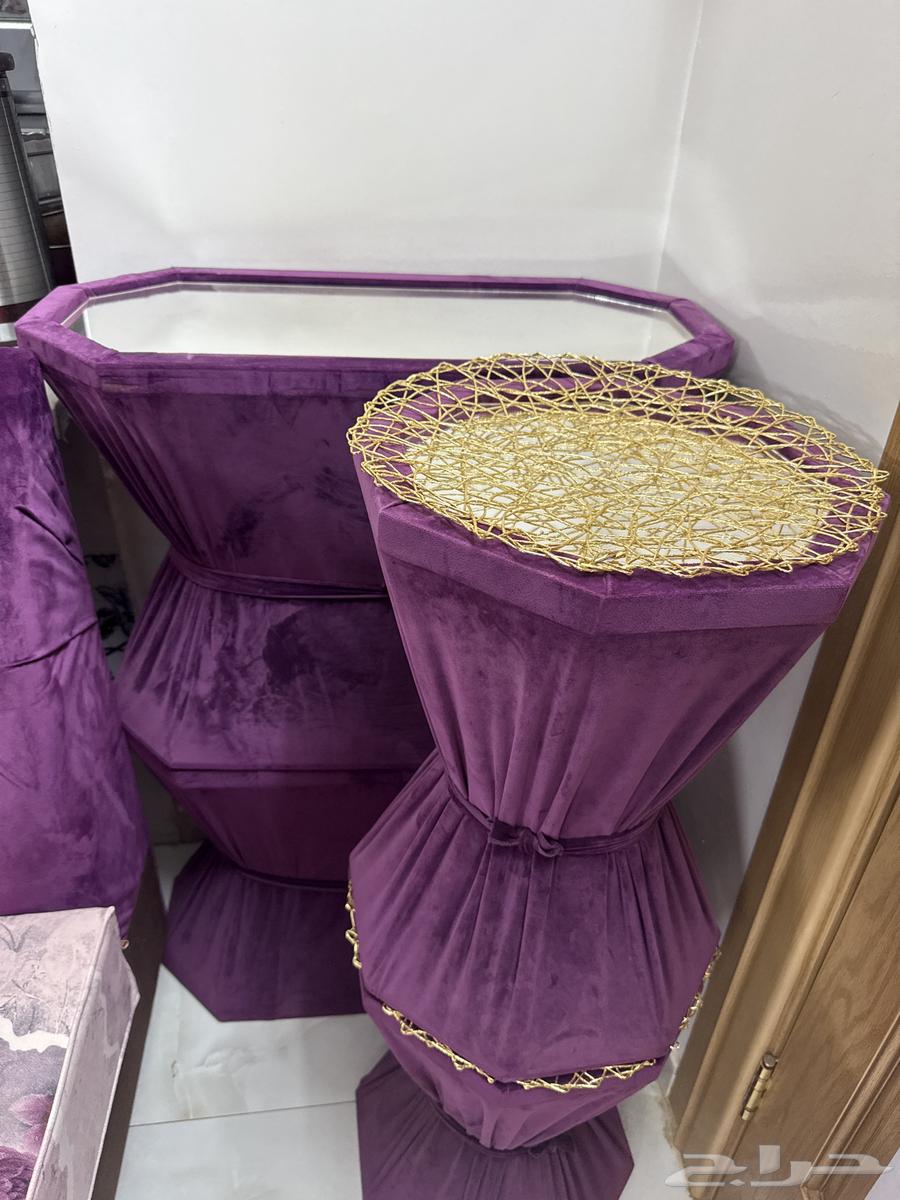 كنب مجلس نسائي 11 قطعه مع 6 طاولات ب 5000 فقط قبل كان ب 900064570230894339114