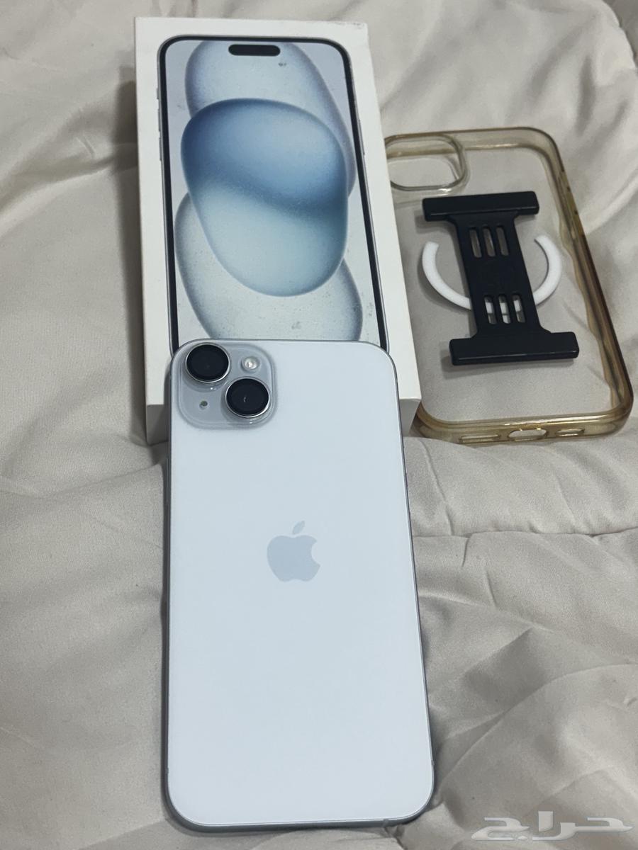 ايفون 15 بلس 256 قيقا اللون ازرق سماوي64563062600962114