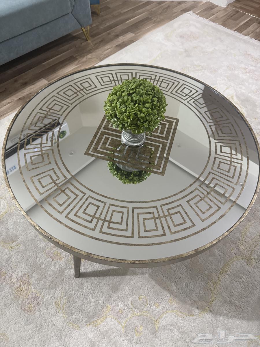 Coffee table with four service tables, sister's new one unused64563909686017110