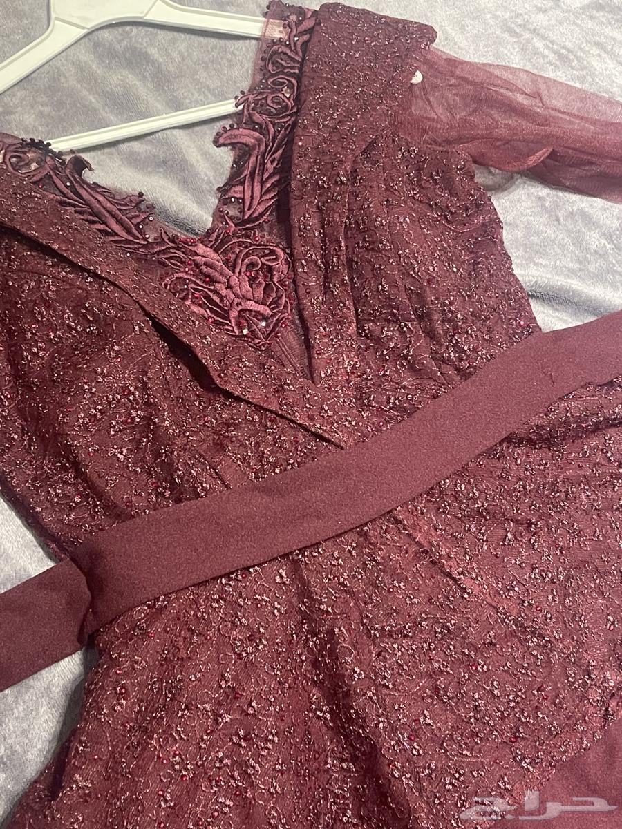 فستان سهره المقاس 10 ميديم لبسه وحده فقط جديد ونضيف25064568824696706110