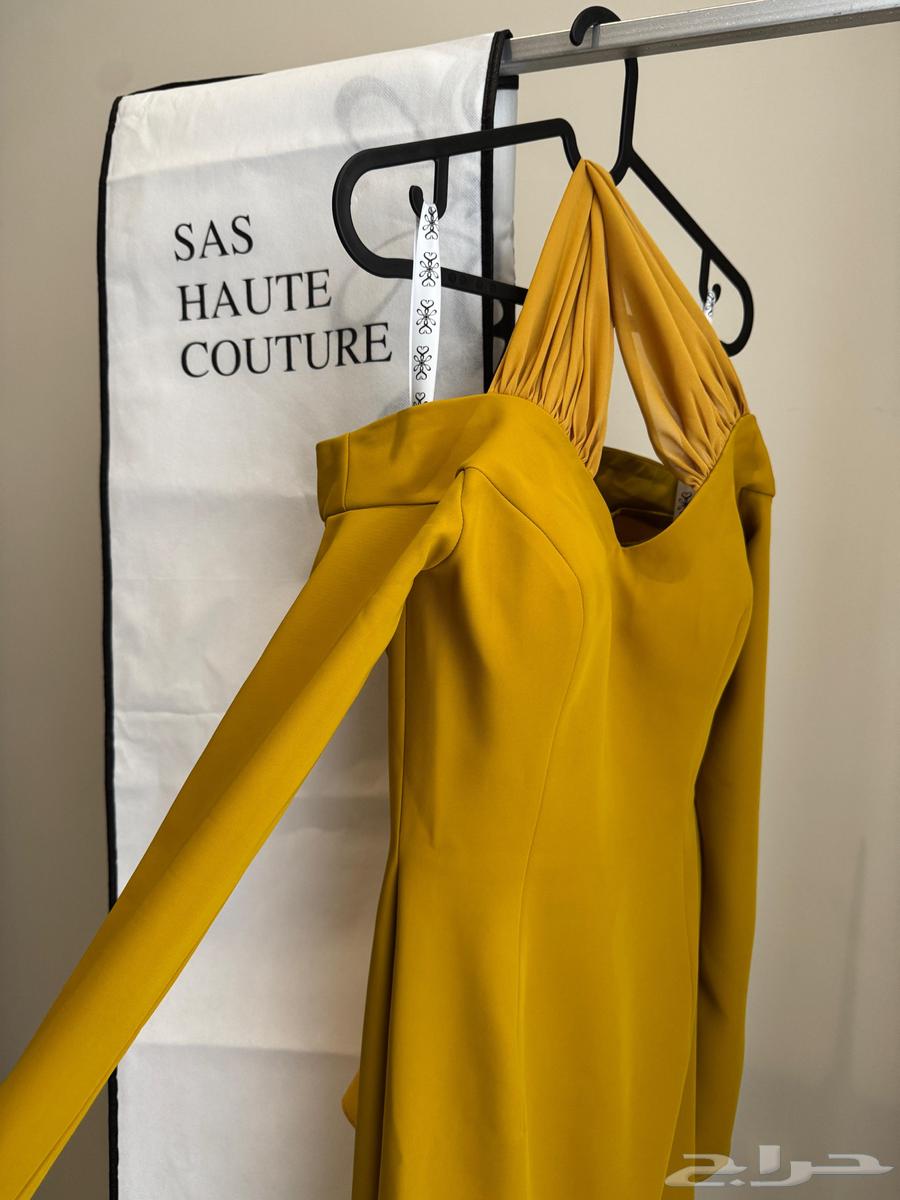 فستان سهرة فخم مقاس S M جديد جاهز تم تفصيله64566465113217113