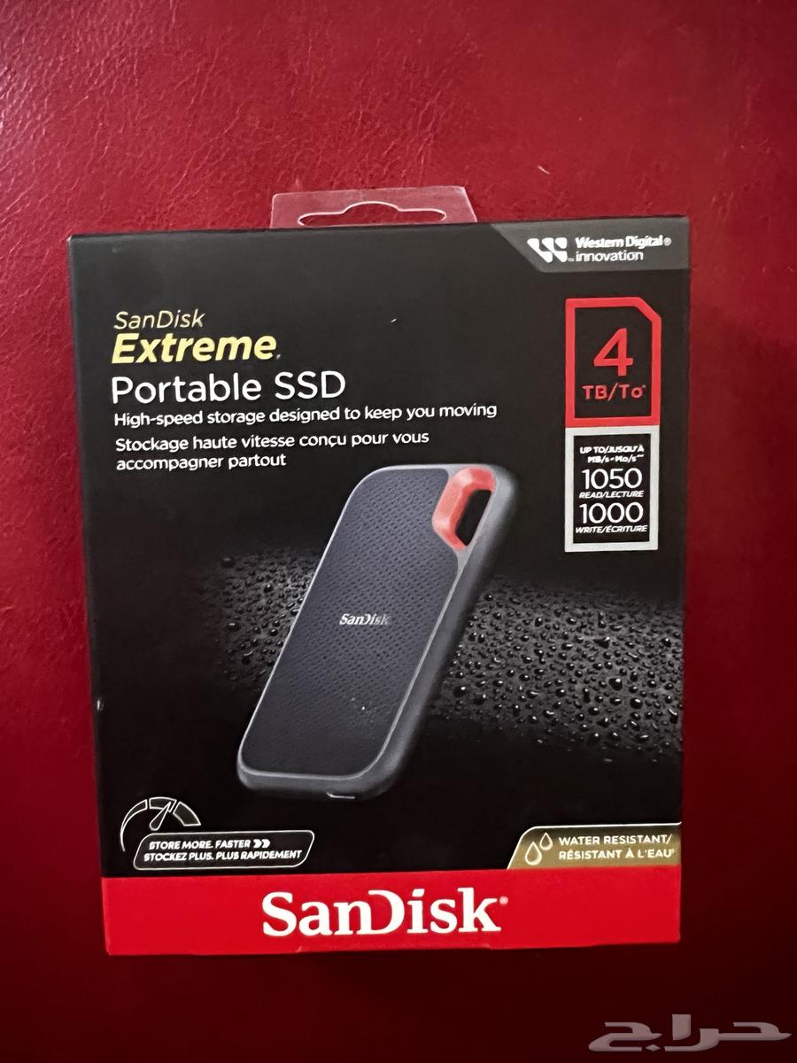 Sandisk Extreme 4TB Portable SSD (BRAND NEW) (جديد )64569370766211110