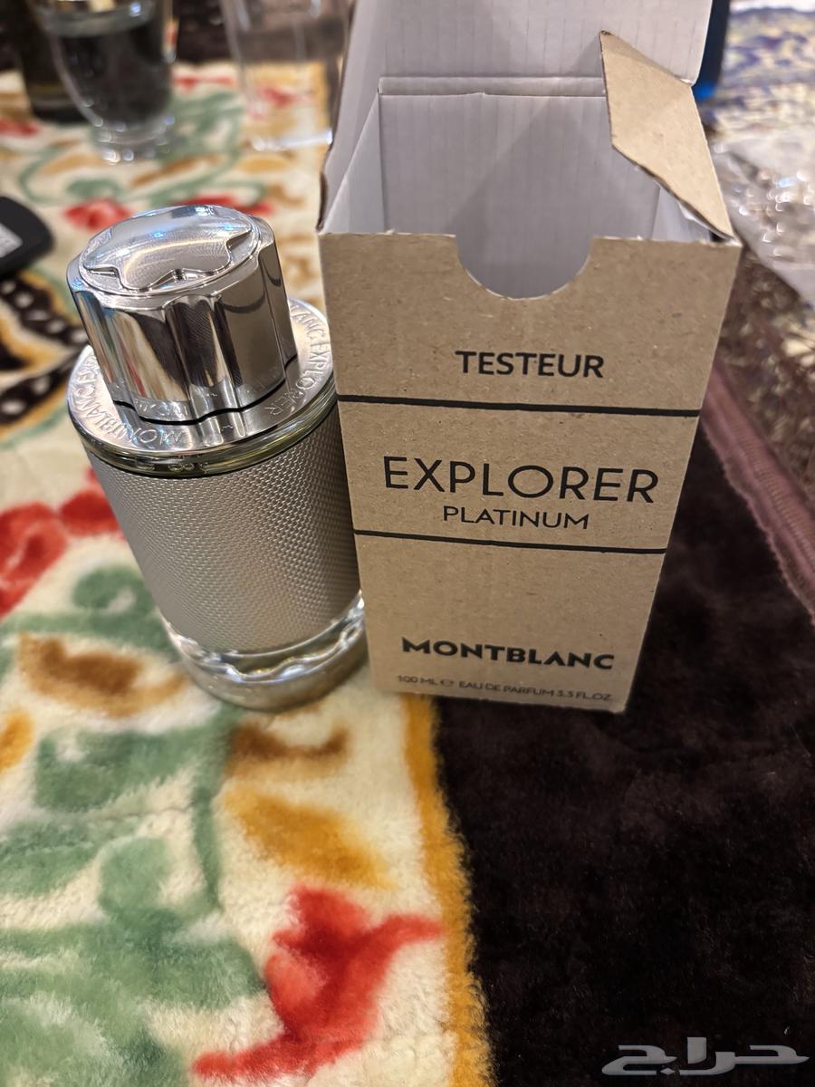 عطر مونت بلانك اكسبلور بلاتينيوم الفضي اصلي10064570832569731110