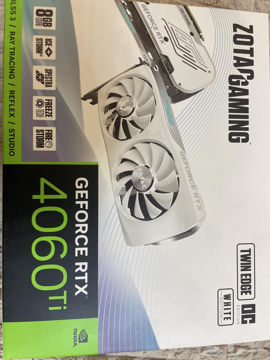كرت شاشه 4060ti ابيض  يعتبر تقريبا منقطع من السوق64569576284930110