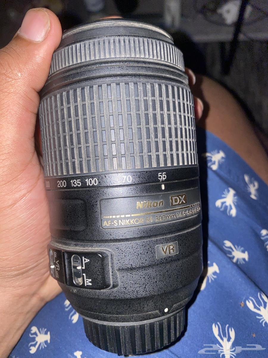 عدسة كاميرا نايكون Nikon AF-S DX 55-300mm f 4.5-5.6 VR.64567101303427111