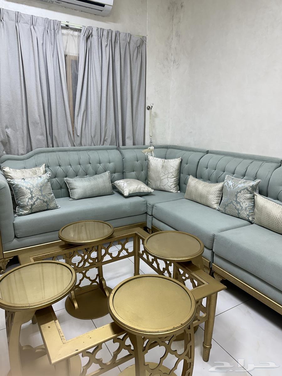 كنب للبيع مع الطولات والستاره بينبع64569522213378112