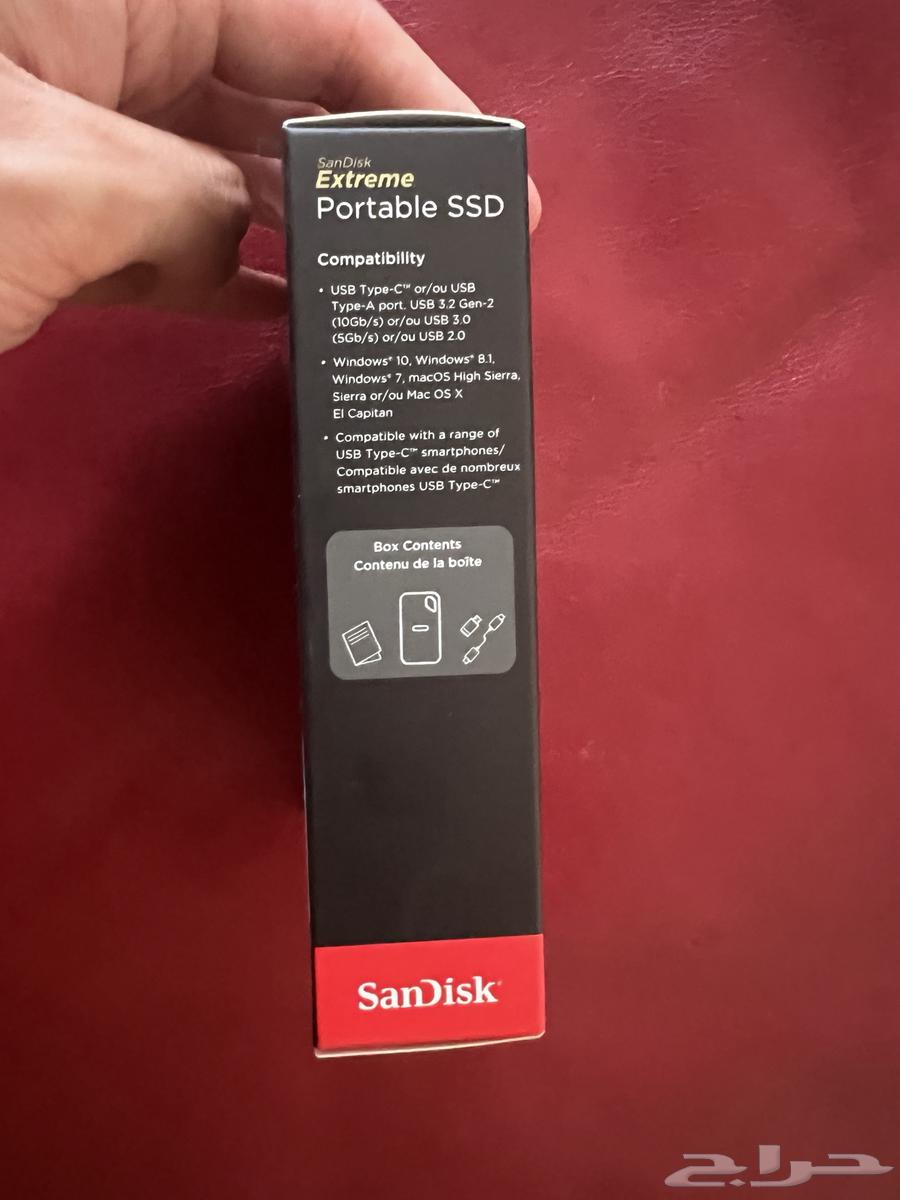 Sandisk Extreme 4TB Portable SSD (BRAND NEW) (جديد )64569370766211113