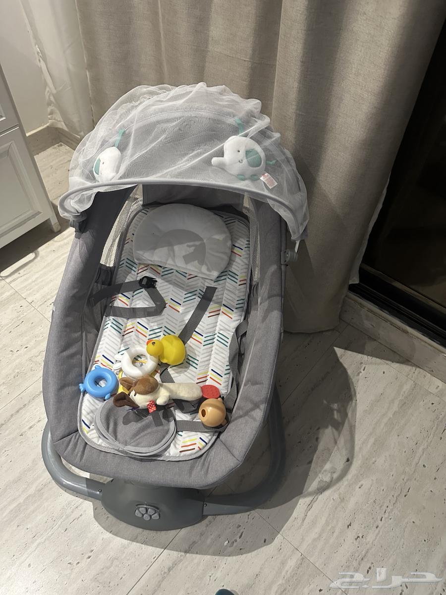 ماستيلا كرسي كهربا هزاز لحديثي الولادة زي الجديد64562699095681112