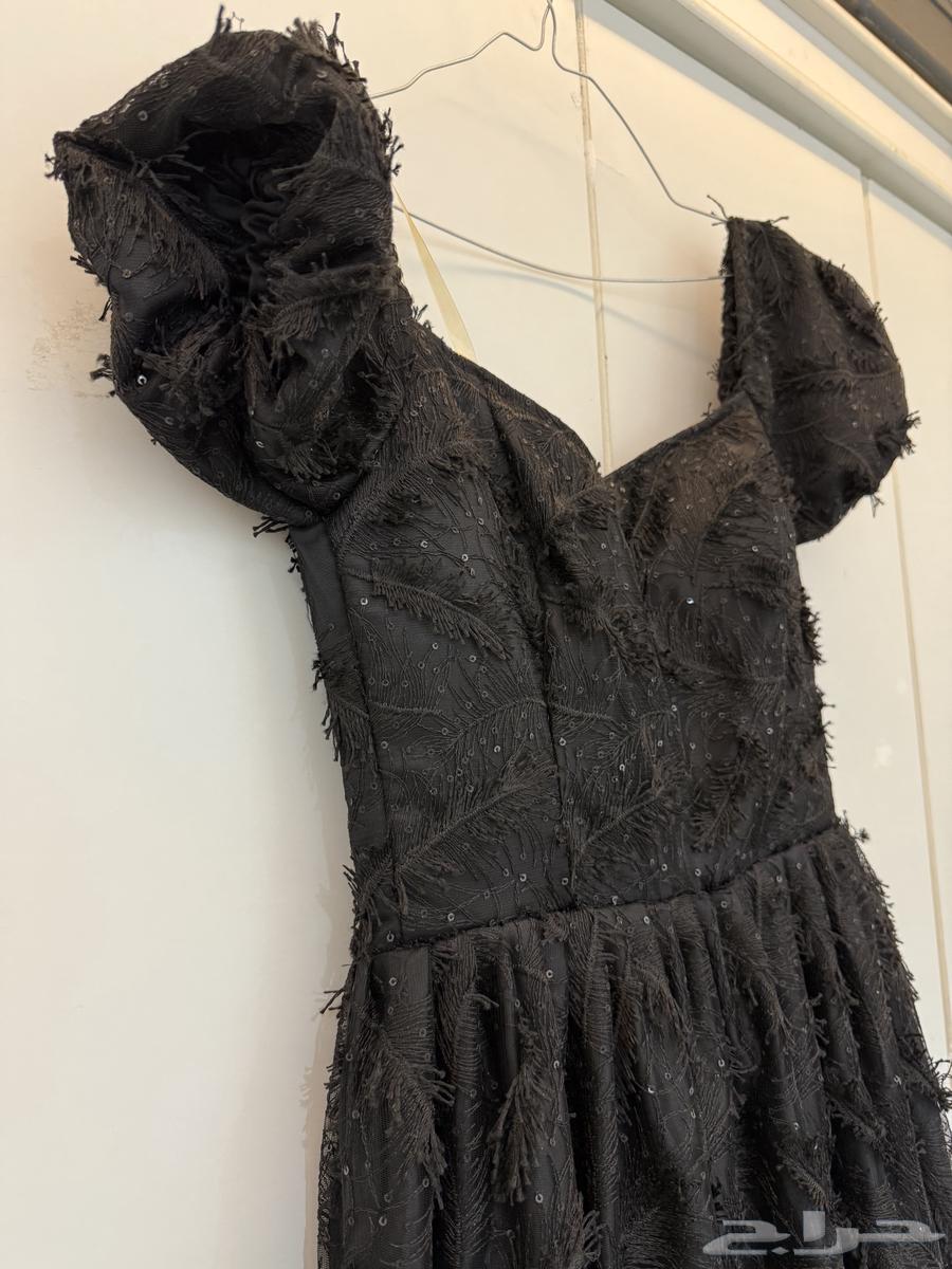 فستان مقاس 1 اسود دانتيل جمييل64570750631426110
