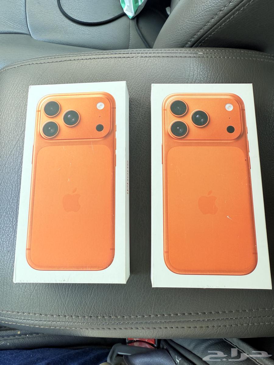 ايفون 17 برو 256 و 512 برتقالي مبيوع64566078500097110