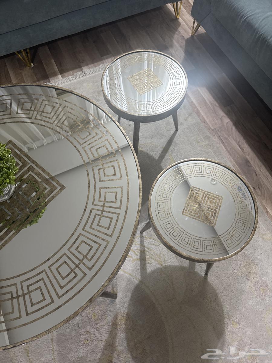 Coffee table with four service tables, sister's new one unused64563909686017112