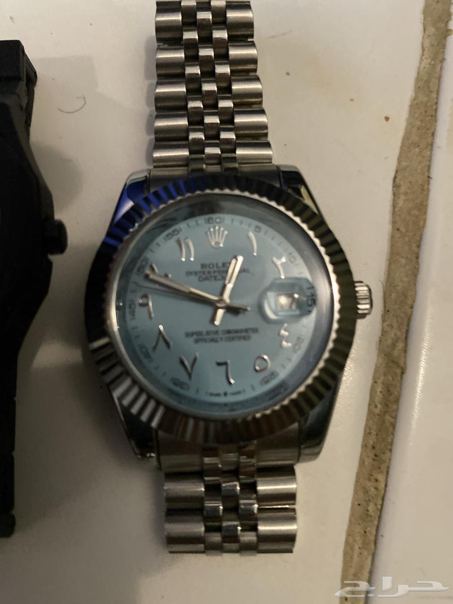 ساعة رولكس ازرق وساعة شيبرو اسود فحم وساعة شبيهة برولكس64565981270787111