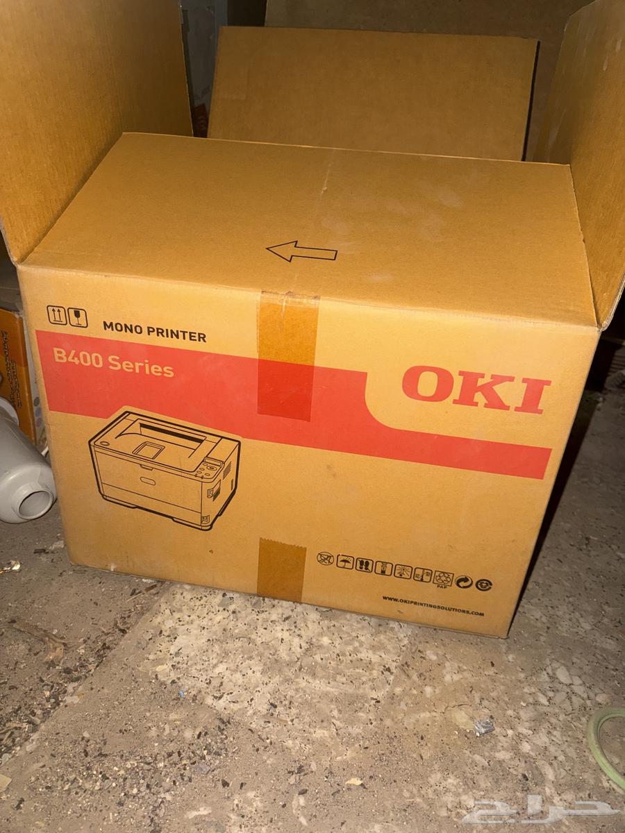 طابعة ابيض واسود جديده شركة oki64564074337923112