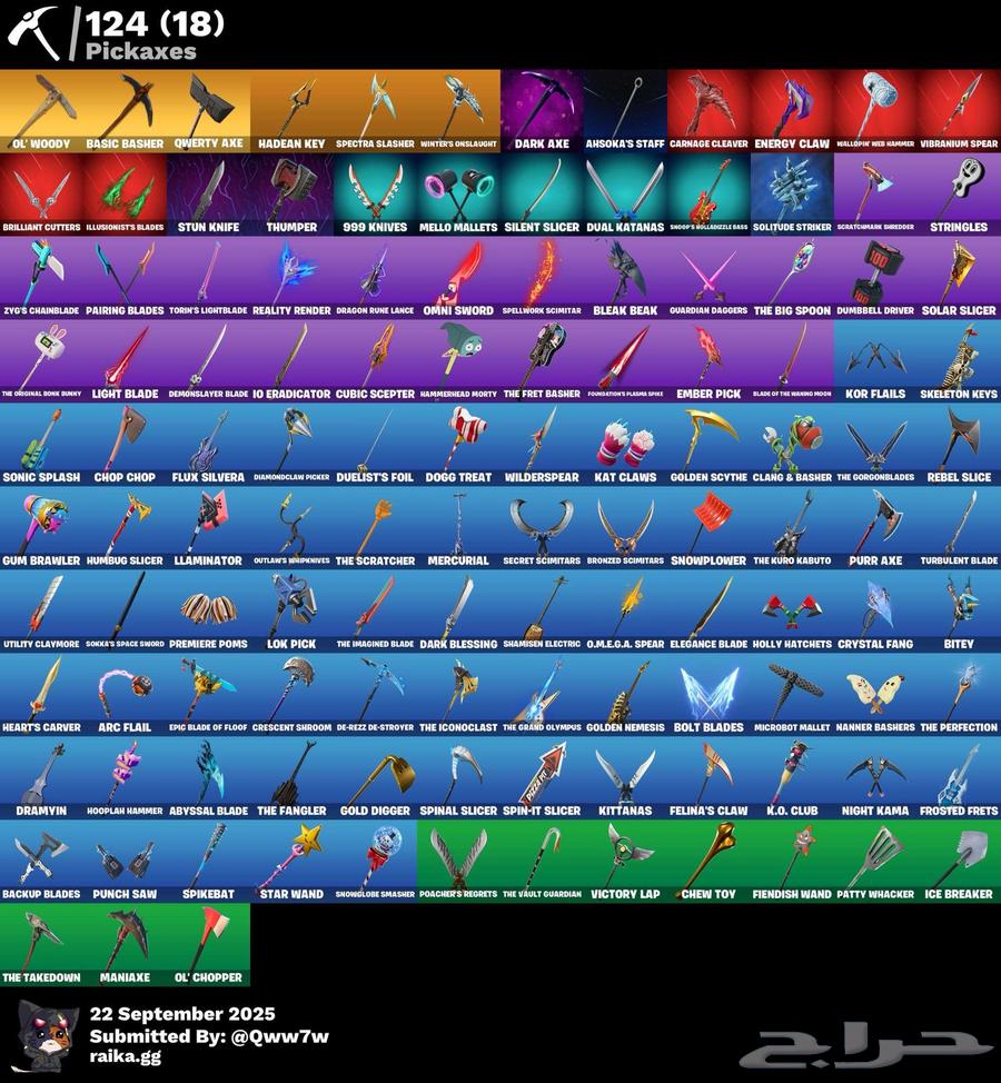 حساب فورت نايت حزمة نقطة الانهيار نادره64571354560769114