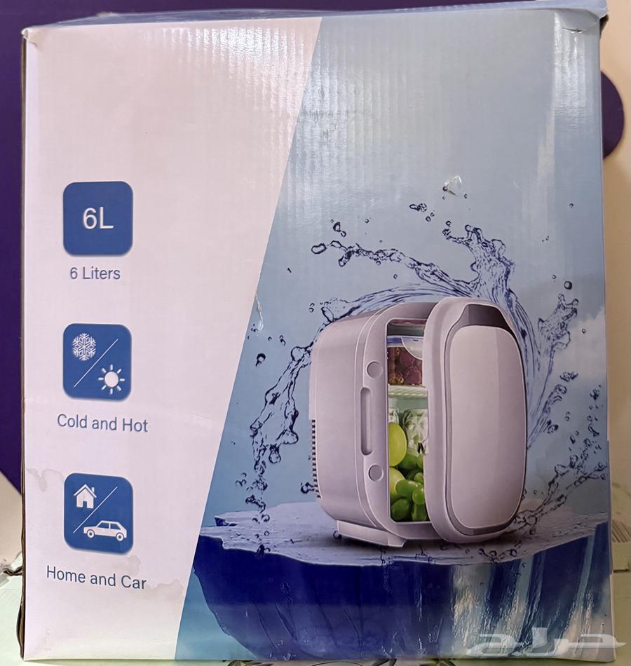 ثلاجه صغيره 6 لتر مناسبه للسفر وكل الأماكن ليها شاحن سيارة64571327338627110