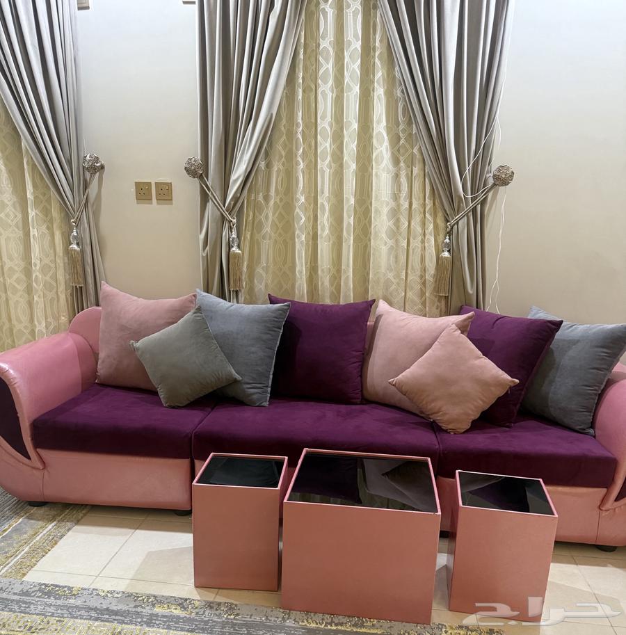 كنب ثلاث قطع كبير يكفي من 4 إلى 5 أشخاص ب 30064564351525377110