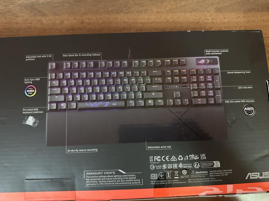 كيبورد احترافي جديد اسوس عربي64563252569731113