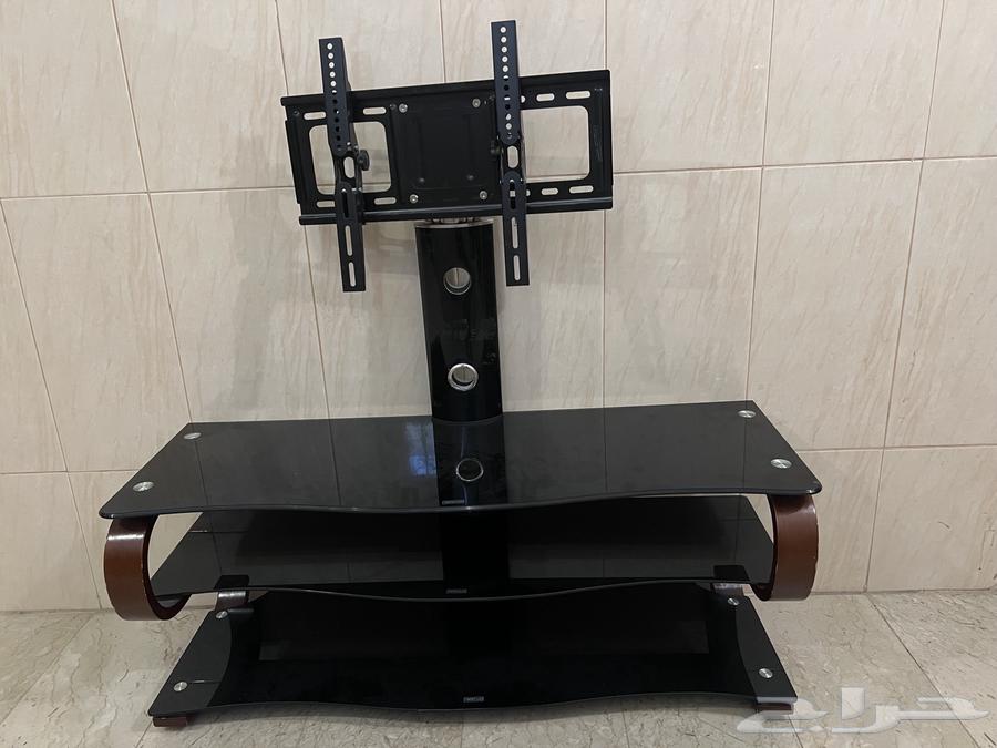 طاولت تلفيزيون زجاج نظيفة مستعمله64569329519106112