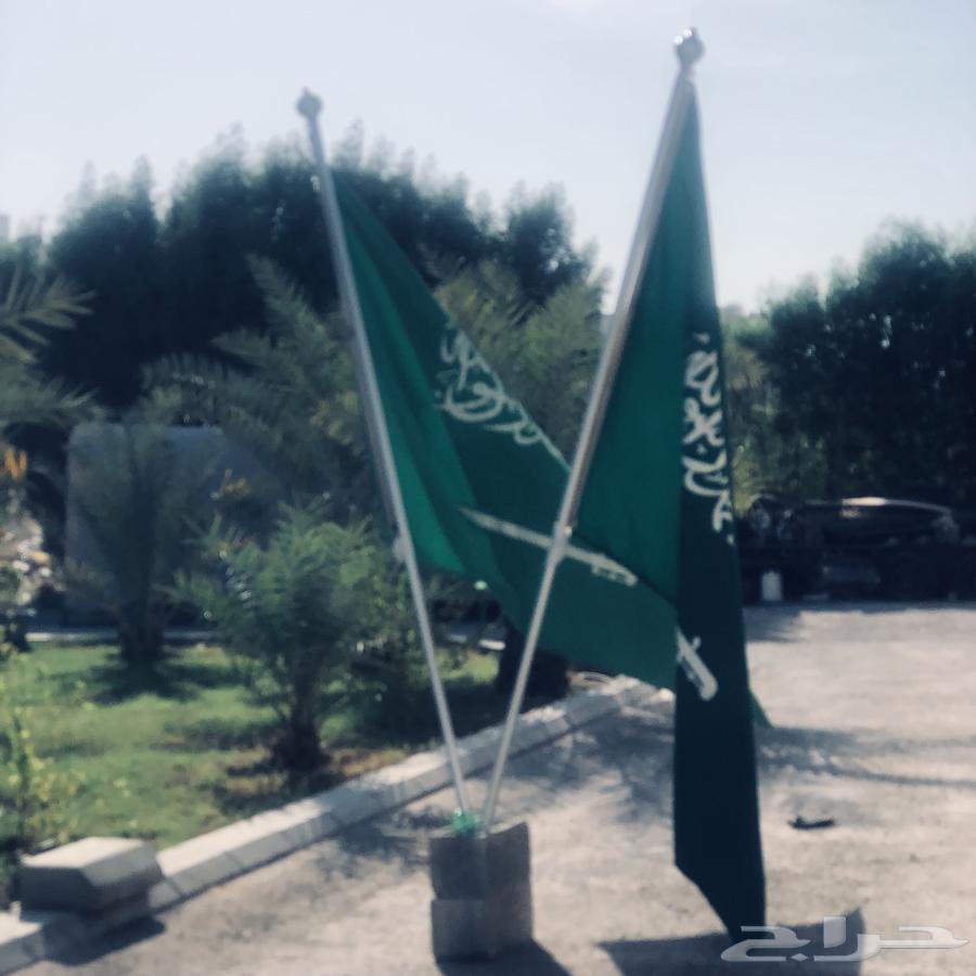 Saudi flag 3 meters with pole64568865871105110