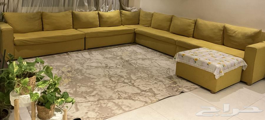 كنب اصفر للبيع64567225625987110