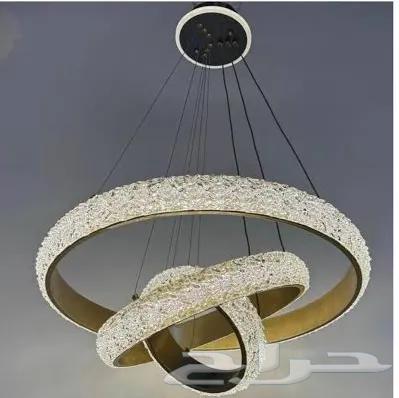 4 حبات نجف ليد كريستال بثلاث اضاءات64563236370690110