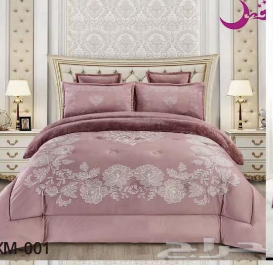 Winter double velvet bed sheets for 185 SAR, immediate delivery, various colors64567211835138111