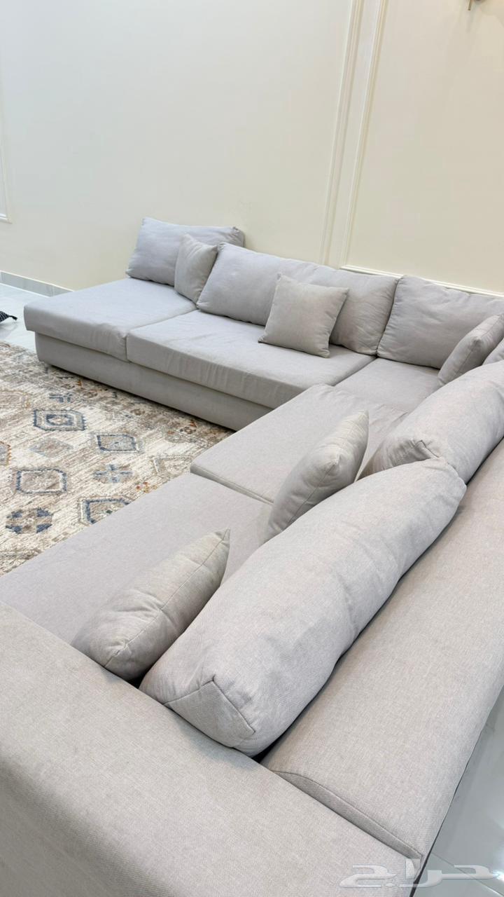 كنب صاله زاويه حرف L نظيف64571161561987112