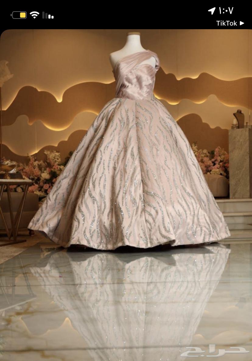 فستان ملكه تصميم ايمان العجلان مقاس s xs64570352997763110