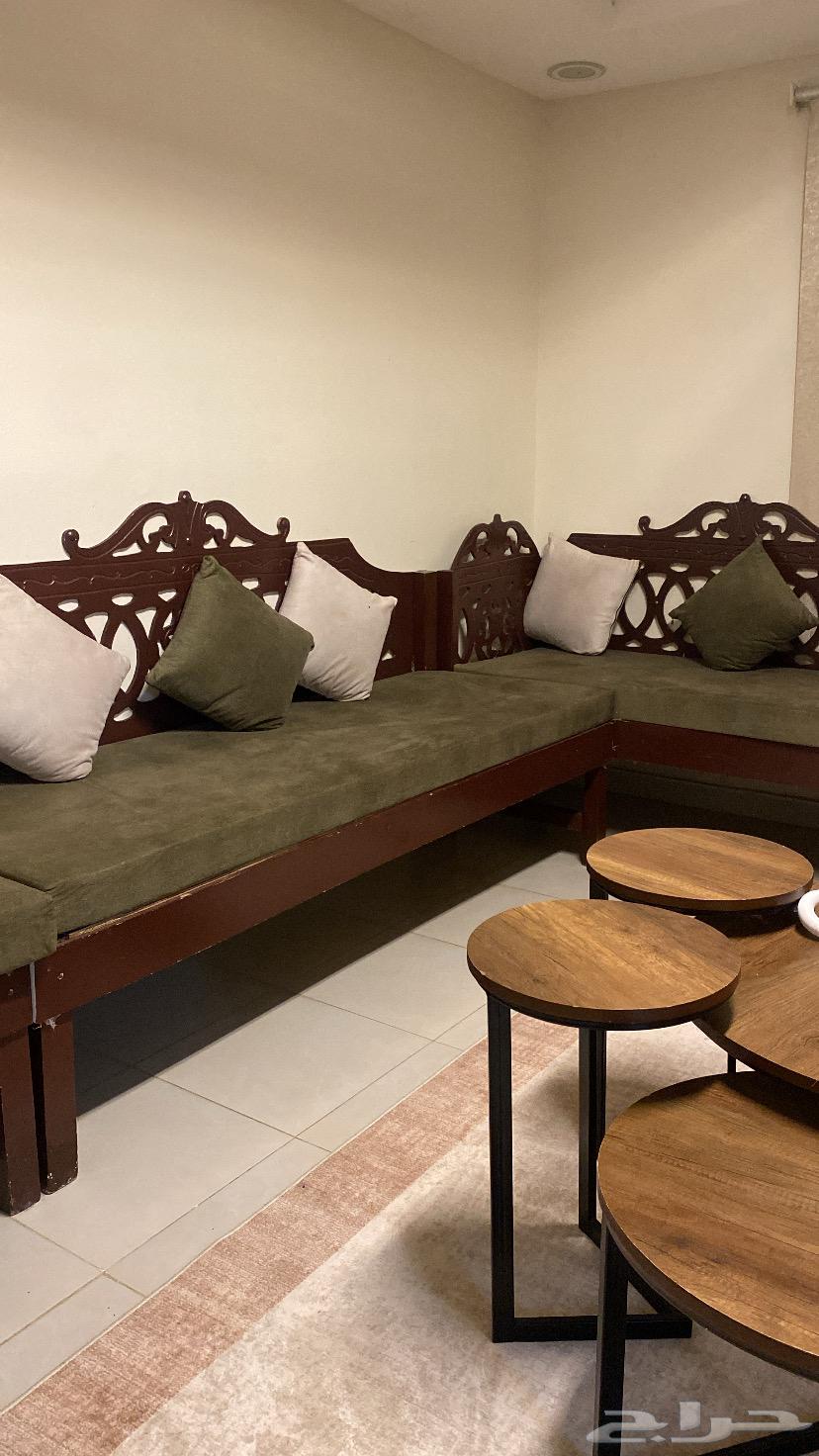 مجلس كامل كنب خشب سويدي اصلي64570873655938110