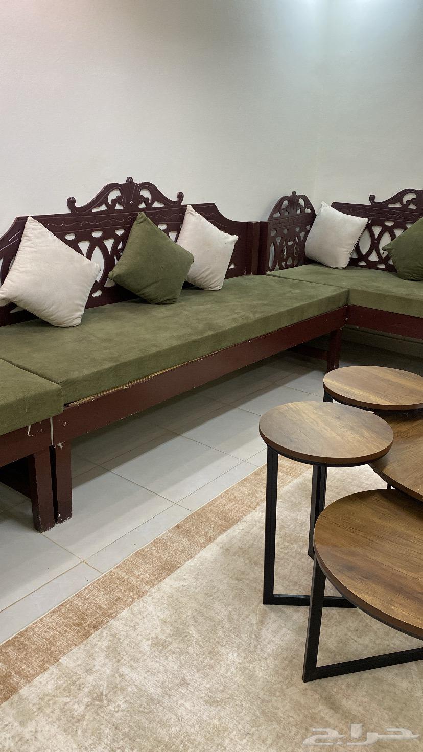 مجلس كامل كنب خشب سويدي اصلي64570873655938113