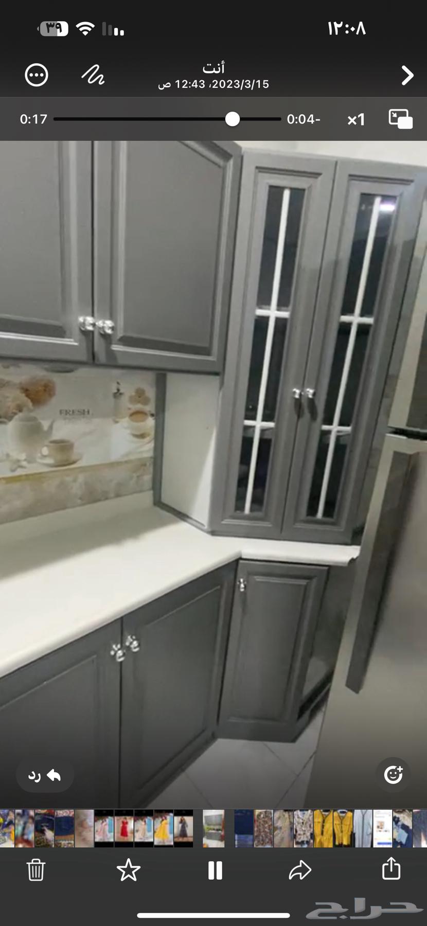 مطبخ اللون رصاصي نظيف اخذته ب3000 ابيعه ب 200064562671158531110