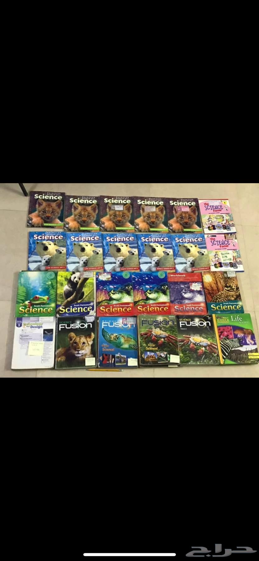 كتب مدارس عالمية للبيع بحالة ممتازة جديد او شبه جديد64566189387138112