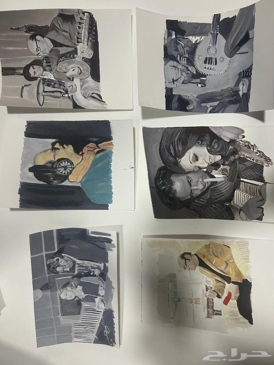 رسامة رسم يدوي بورتريه ب100 ريال64568376833410113