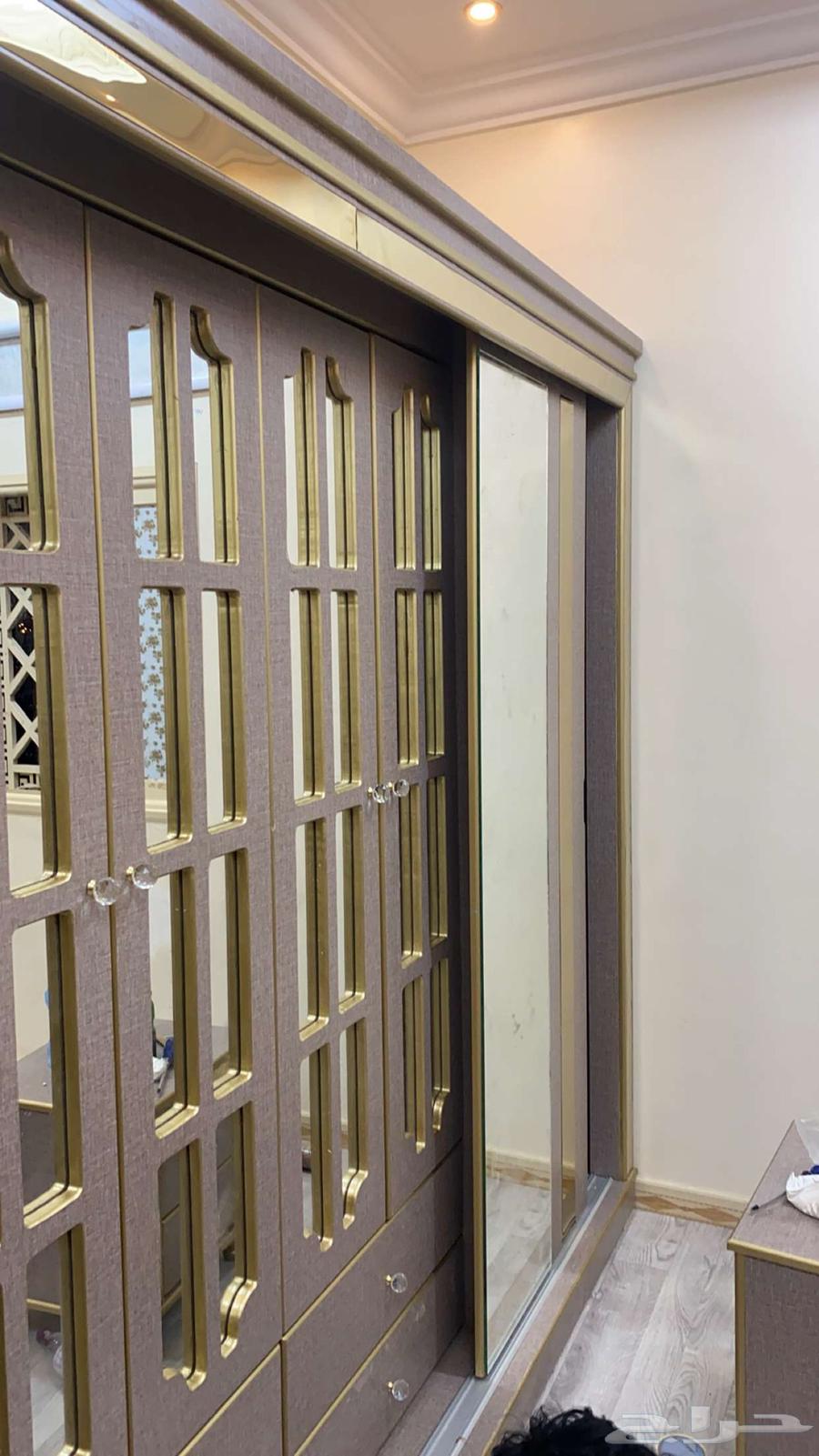 غرفه نوم شبه جديدة64572593404163111