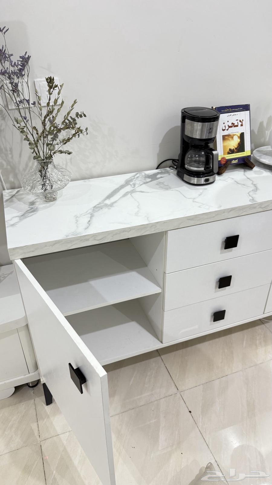 طاوله بوفيه كورنر قهوه64573936353410111