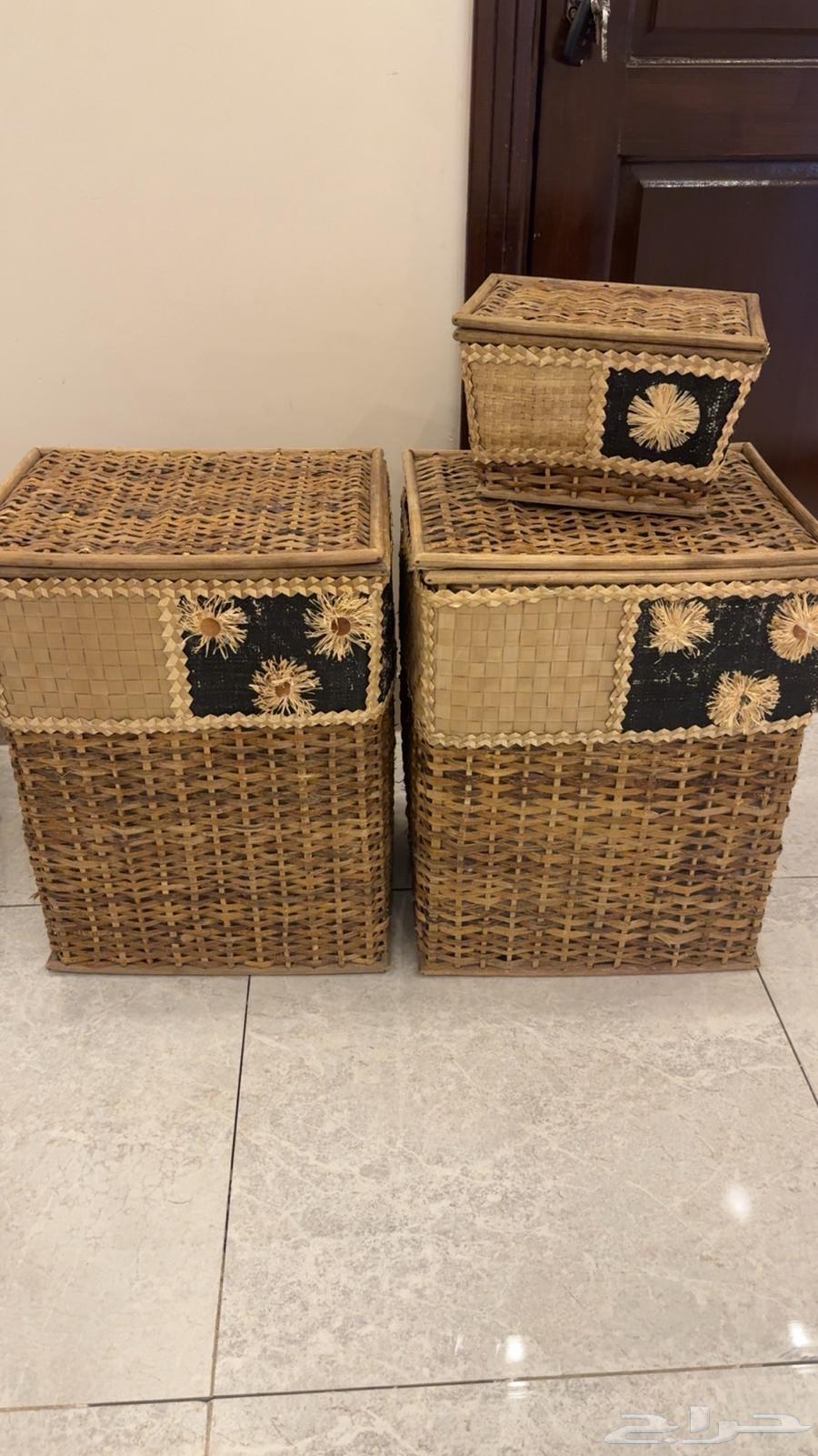 سلات قش بحاله جيده64575767350531110