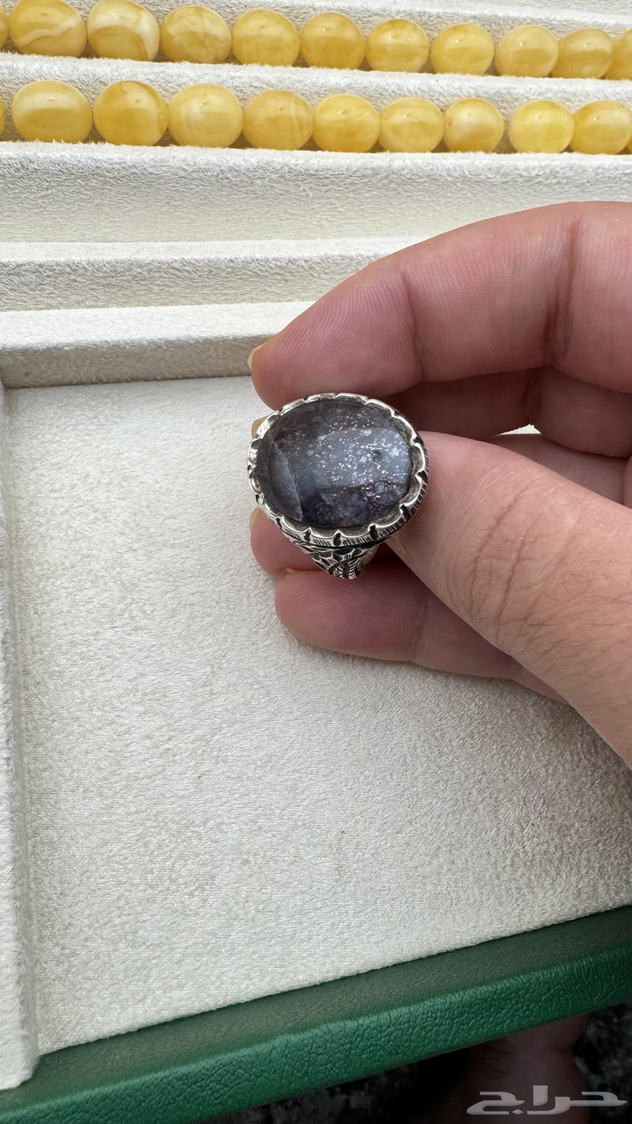 ( تم البيع ) خاتم يولايت اوبال يماني64572537074050110