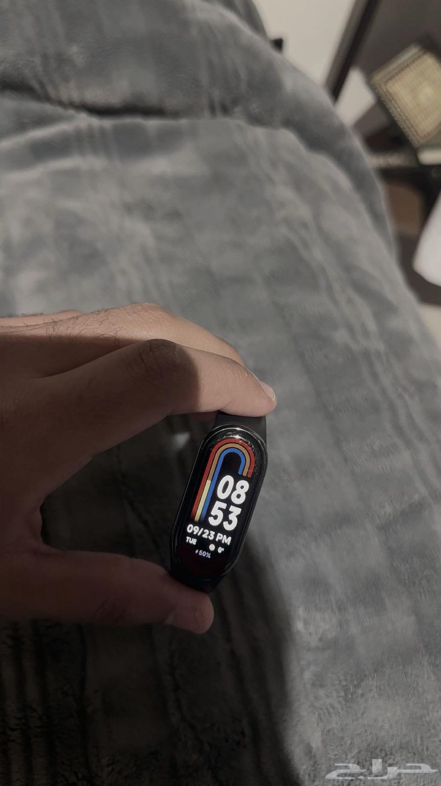 ساعه شاومي للبيع الجيل 8 نظيفه64578731247618110