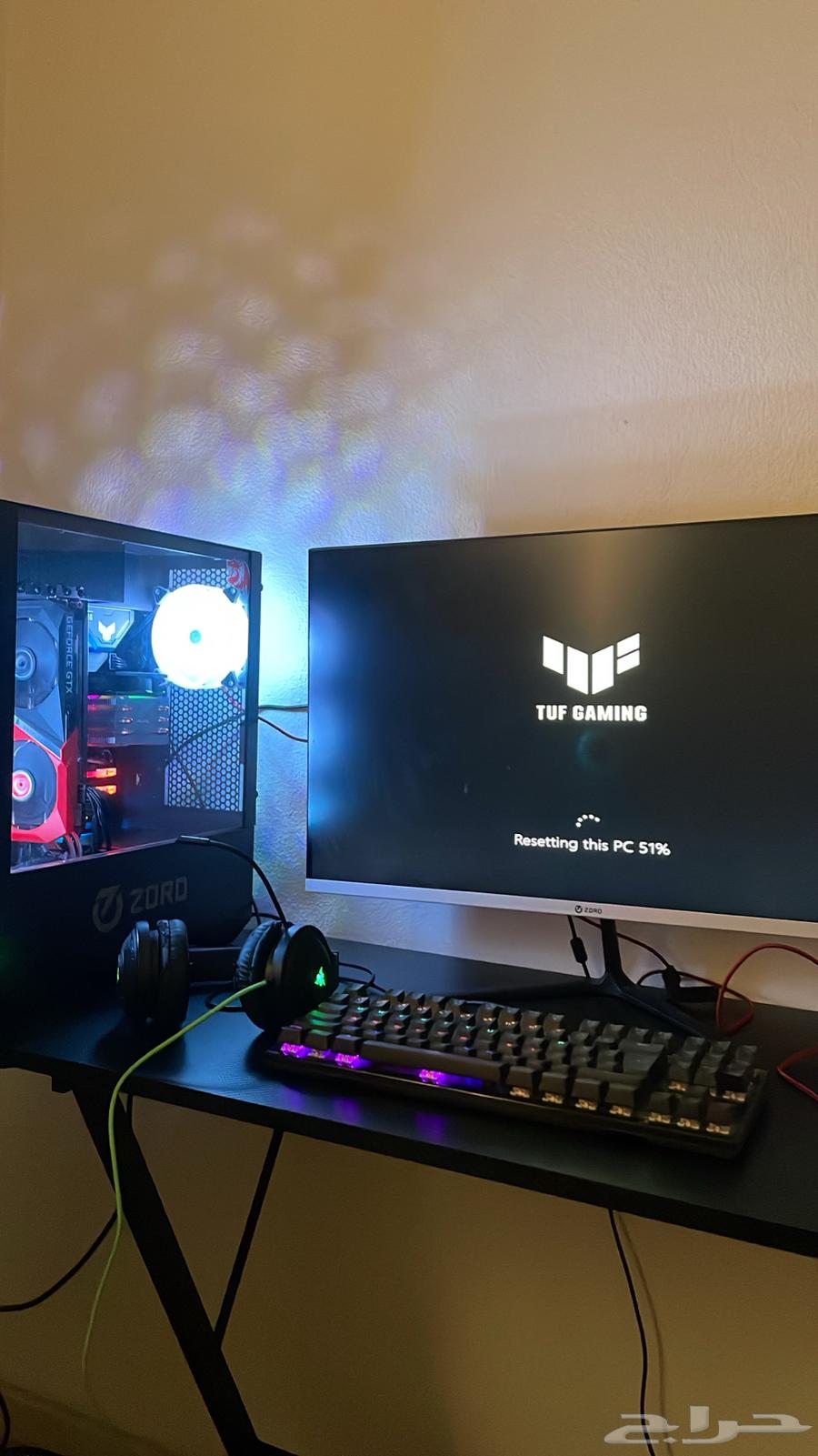 بي سي قيمينق   شاشه وملحقاتها64578689594754111